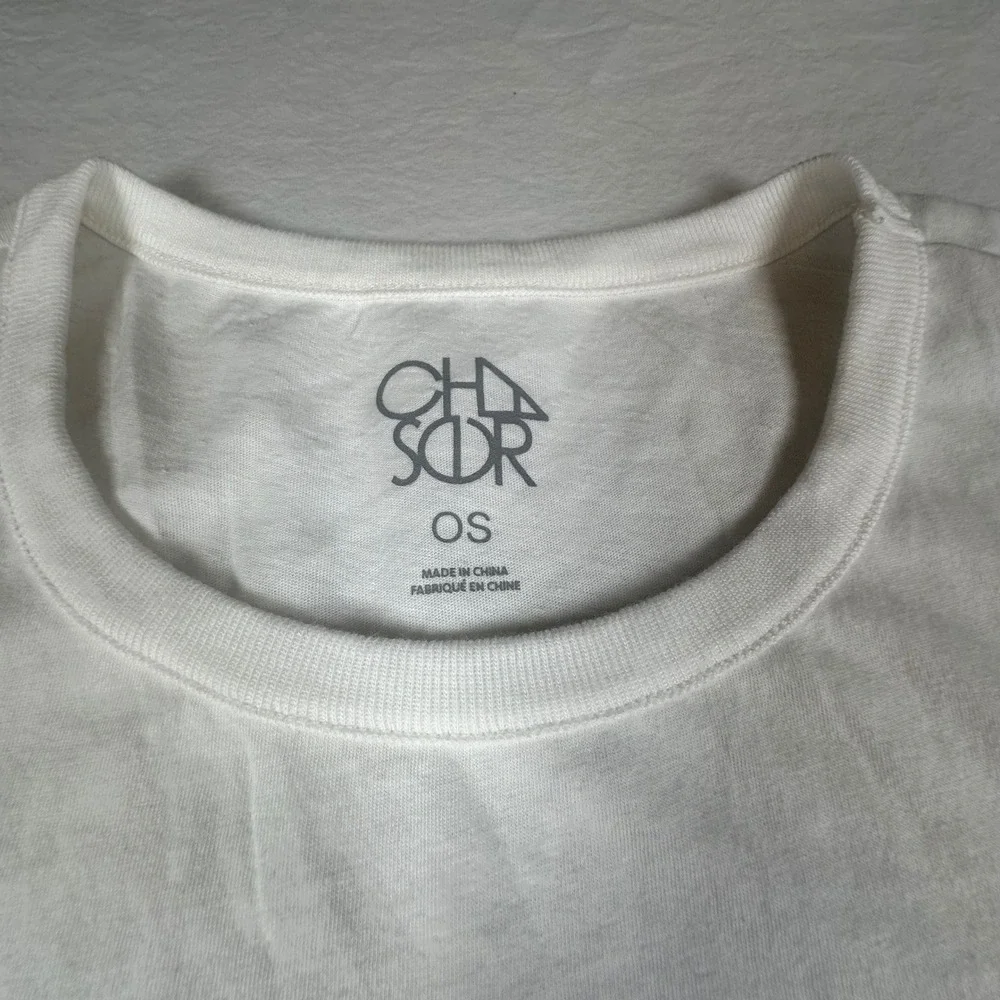 Chaser Texas Graphic T-Shirt Starry White Orange Oversized Tee One Size NWT